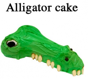 aligator cake